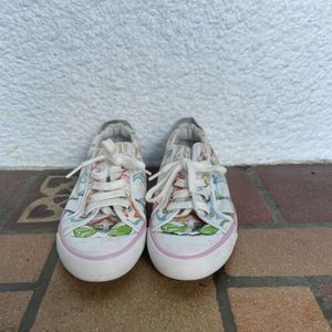 Coach Women's Barrett Low Top White Multicolor Sneakers Tennis Shoes Size 7